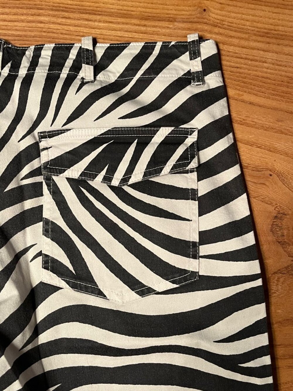 NILI LOTAN  Jenna animal printe stretch-cotton twill slim-leg pants - 6 - Picture 5 of 7